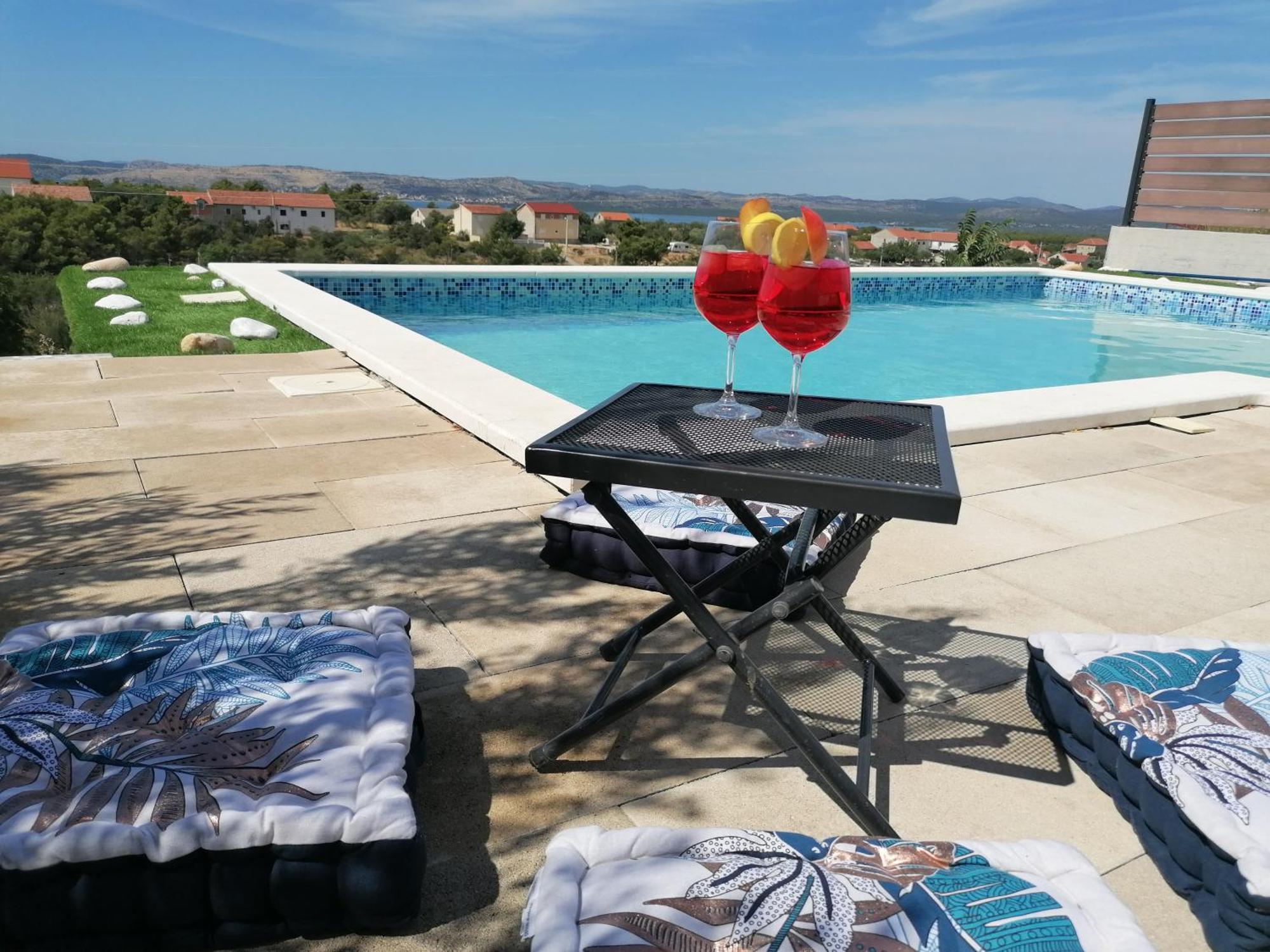 Villa Scolopax Rusticola Skradin With Heated Pool Exterior foto