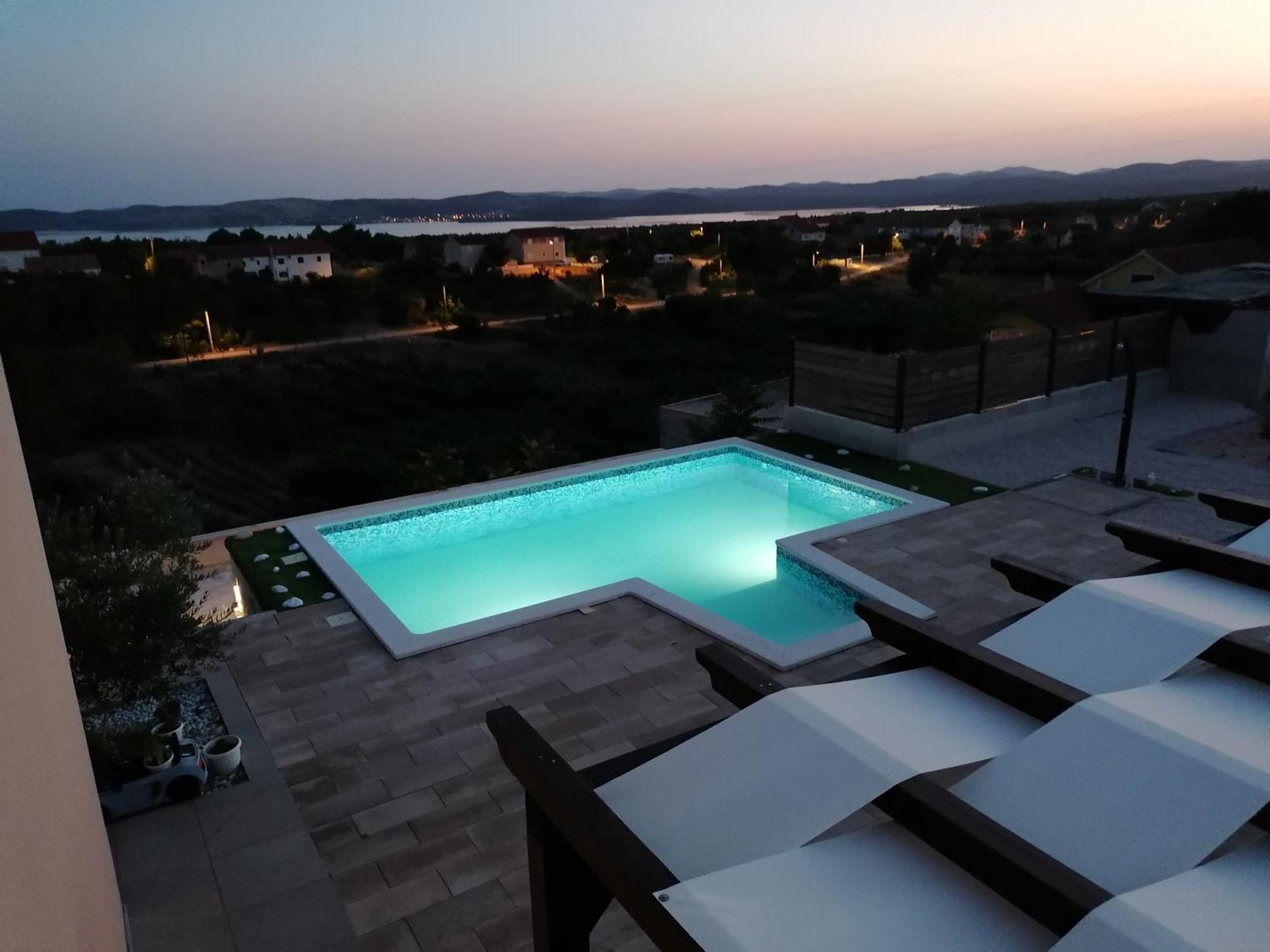 Villa Scolopax Rusticola Skradin With Heated Pool Exterior foto