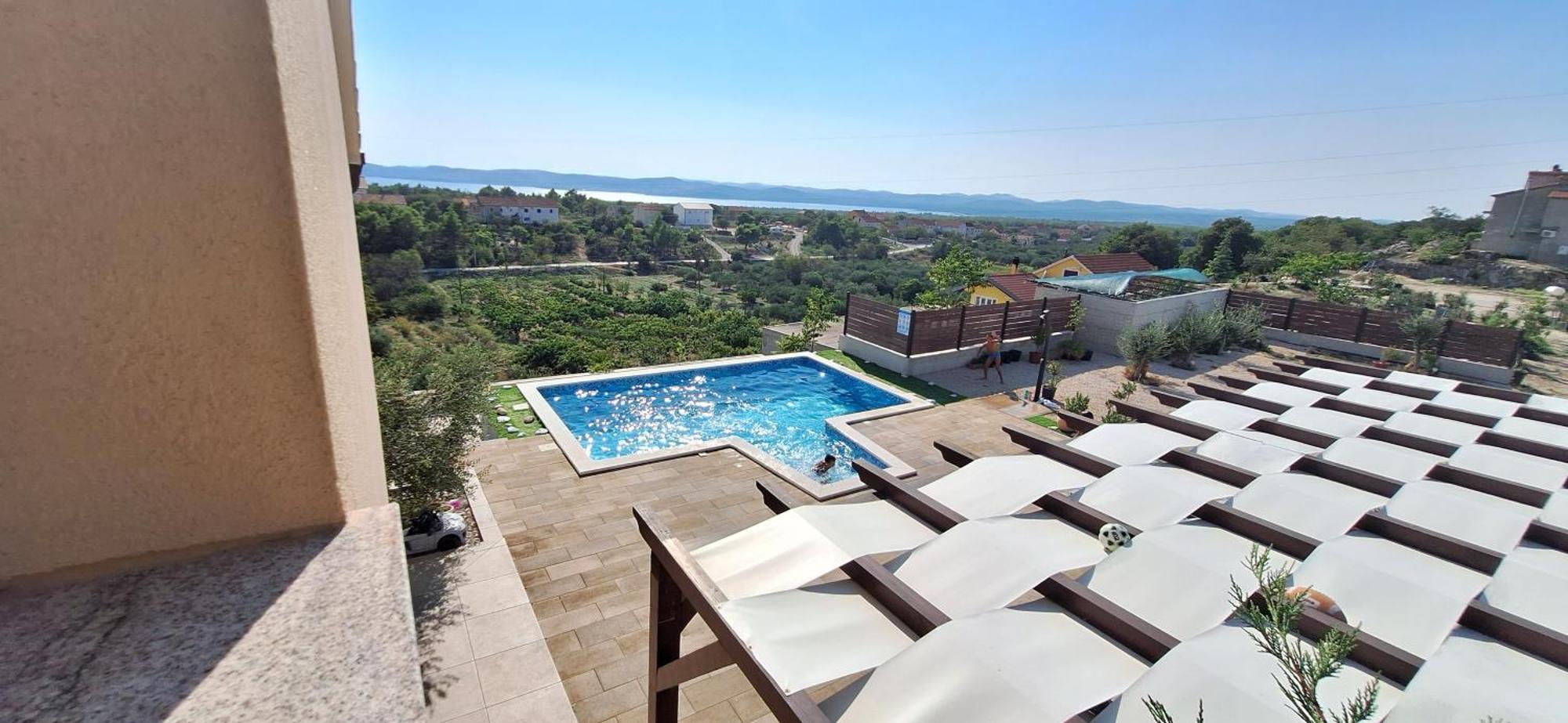 Villa Scolopax Rusticola Skradin With Heated Pool Exterior foto